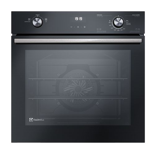 Forno de Embutir Electrolux a Gás 80L Efficient com PerfectCook360 Preto (OE8GH) - 220V